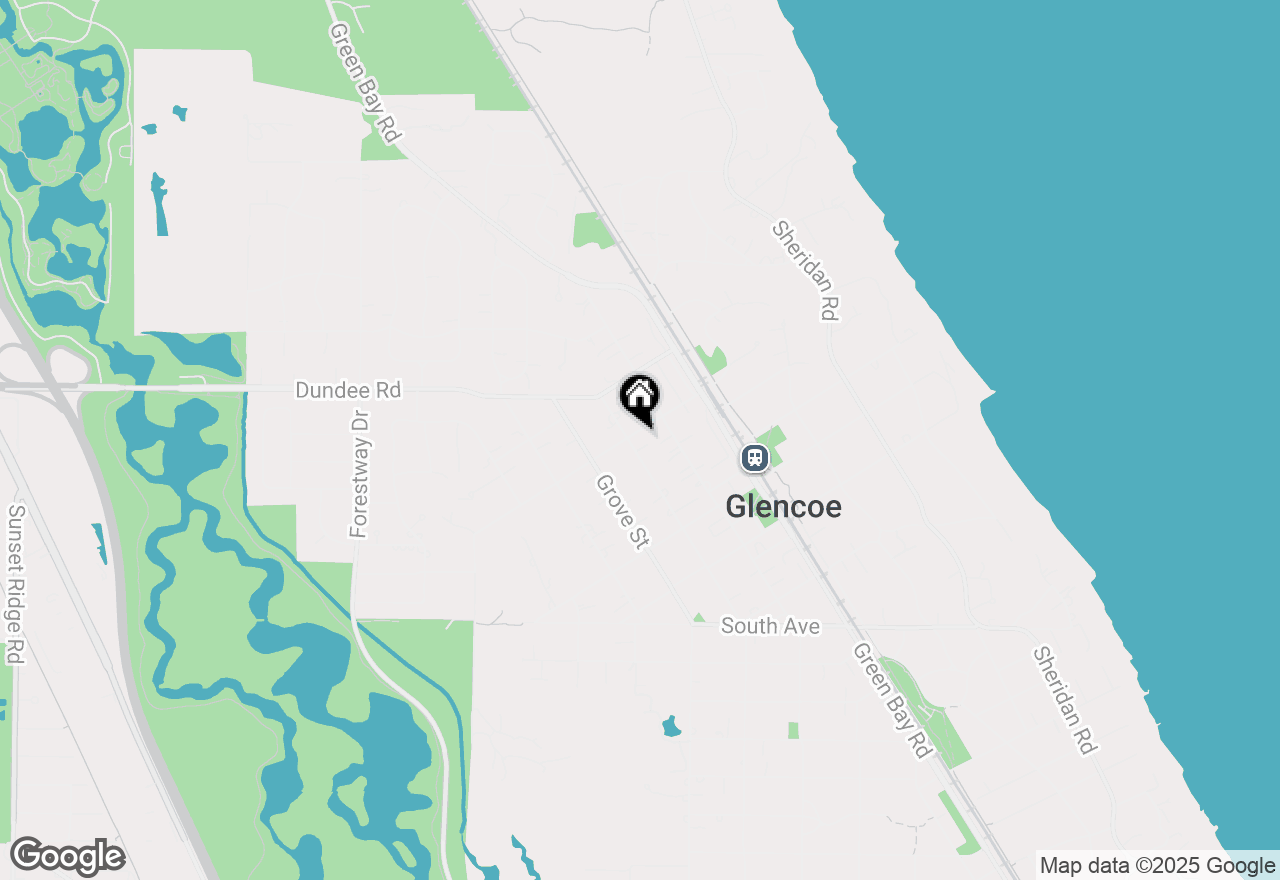 Map of 400 Lincoln Avenue, Glencoe, IL 60022