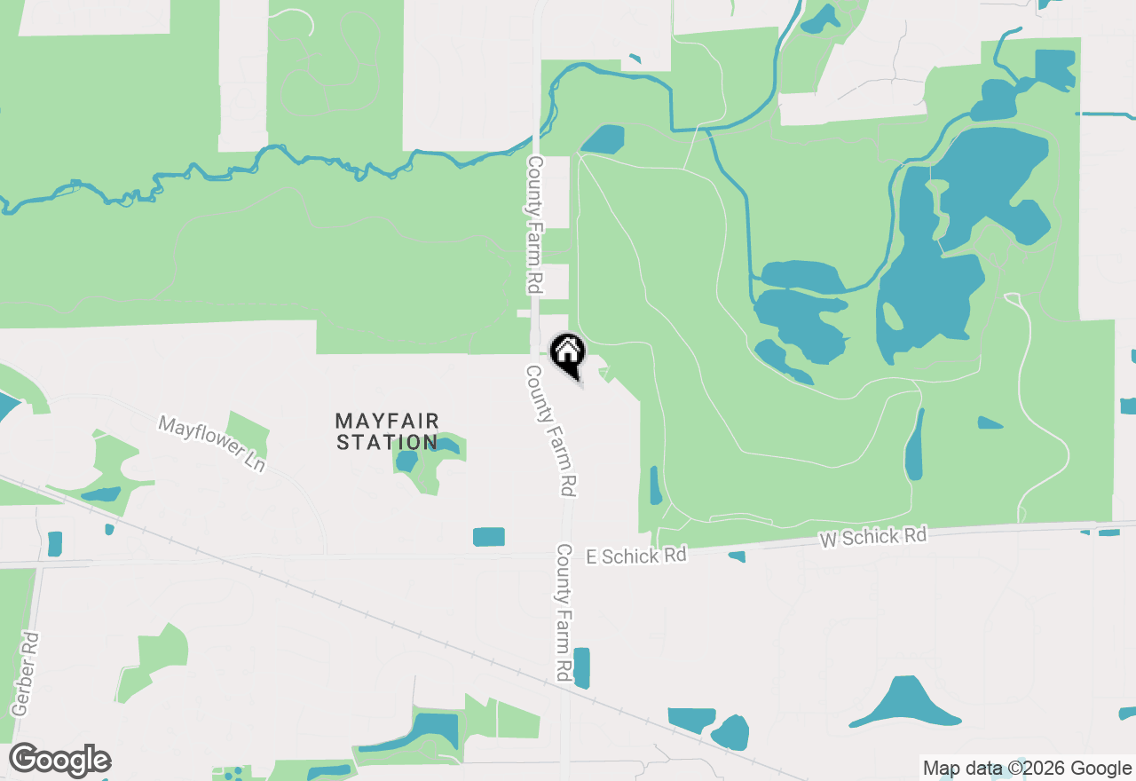 Map of 1793 Goddard Lane, Hanover Park, IL 60133