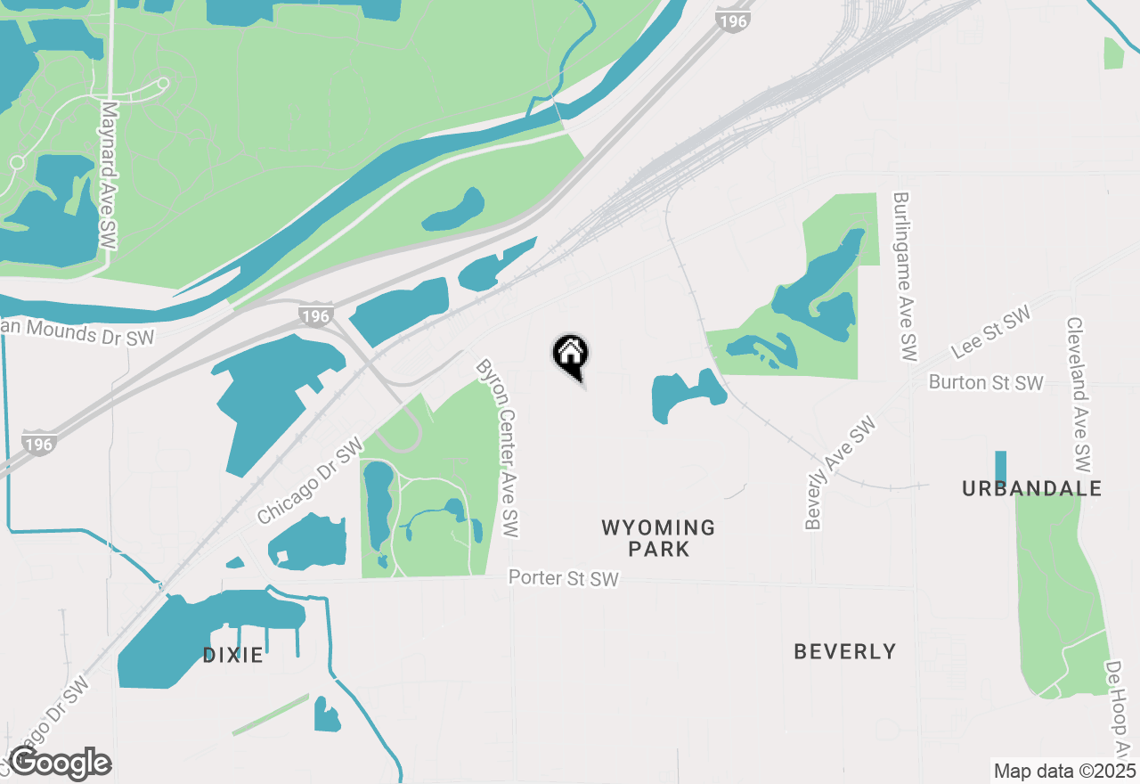 Map of 2033 Wyoming Avenue Sw, Wyoming, MI 49519