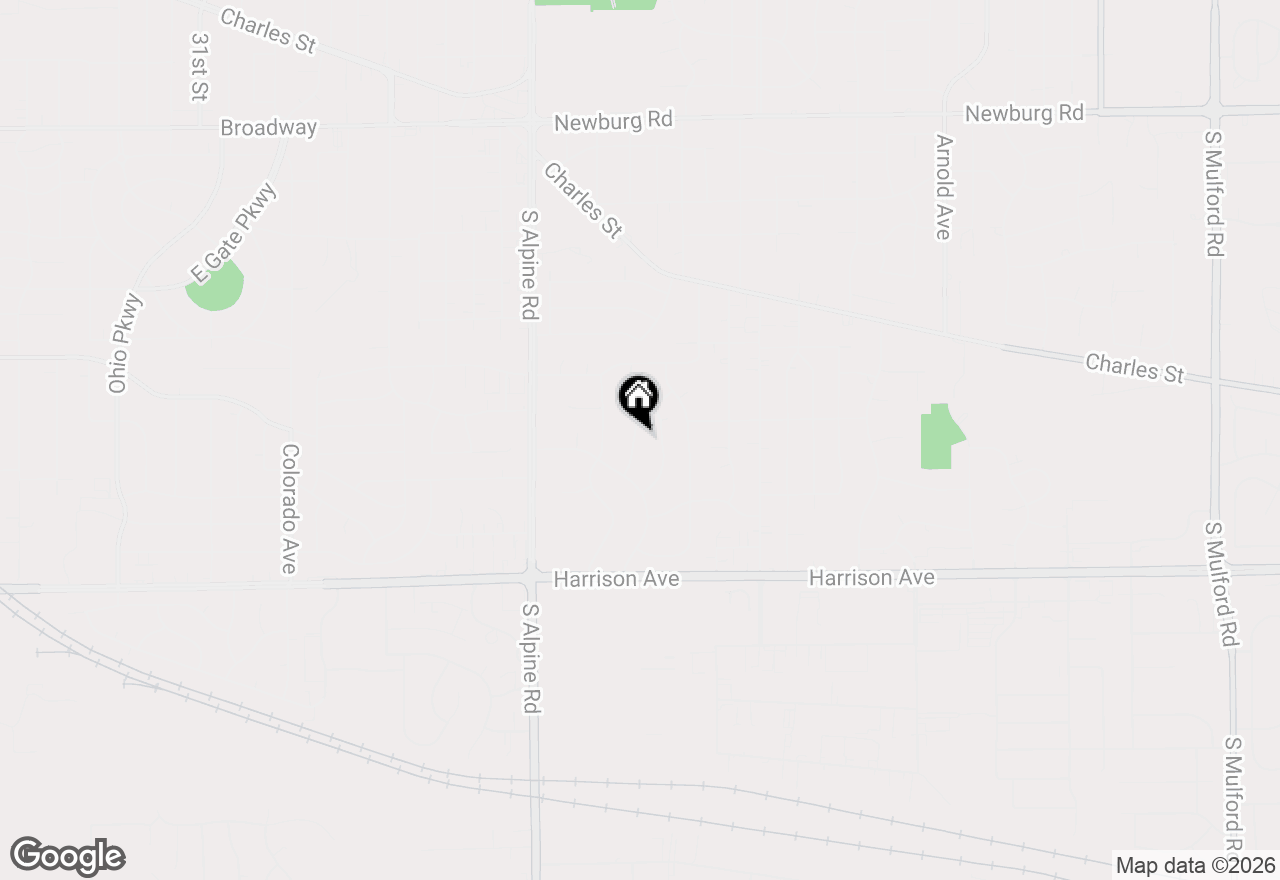 Map of 2404 Winnetka Drive, Rockford, IL 61108