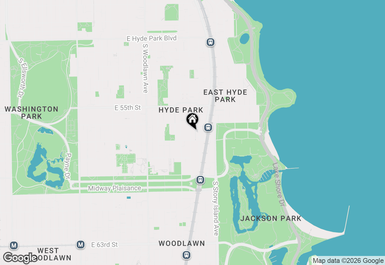 Map of 5631 S Blackstone Avenue, Chicago, IL 60637
