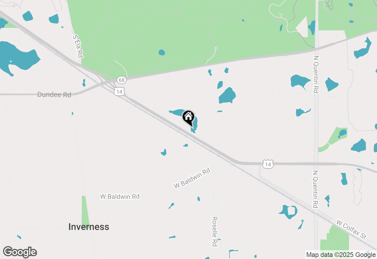 Map of 1534 W Ethans Glen Drive, Palatine, IL 60067