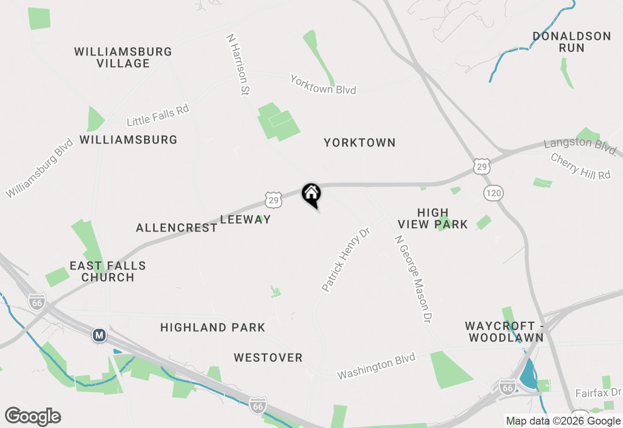 Map of 5501 23rd Street N, Arlington, VA 22205