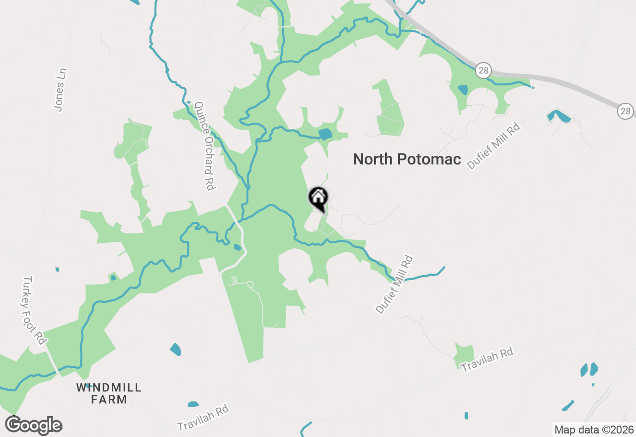 Map of 14435 Pebble Hill Lane S, North Potomac, MD 20878