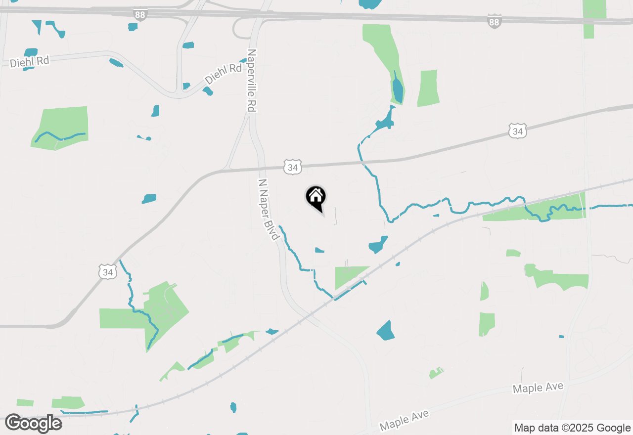 Map of 5125 Radcliff Road, Lisle, IL 60532