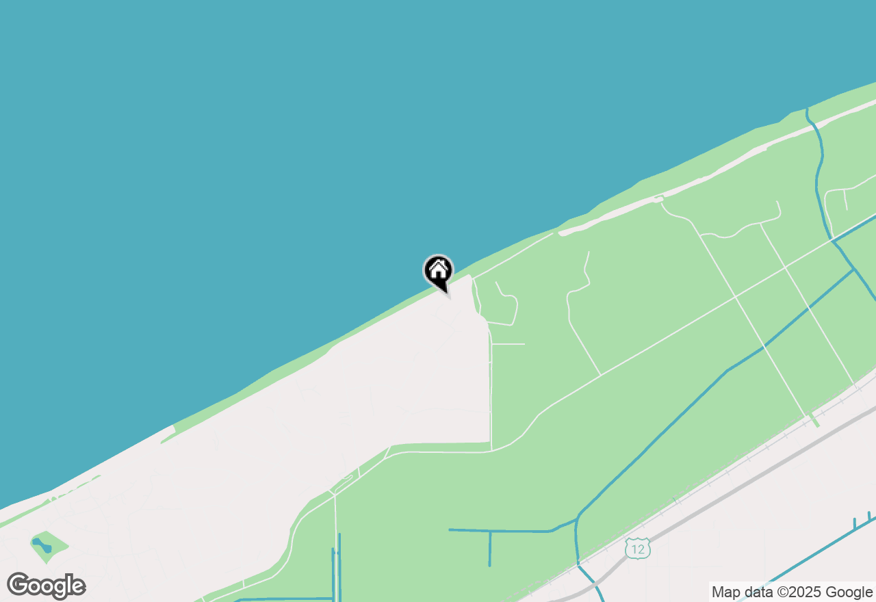 Map of 825 E Lake Front Drive, Beverly Shores, IN 46301