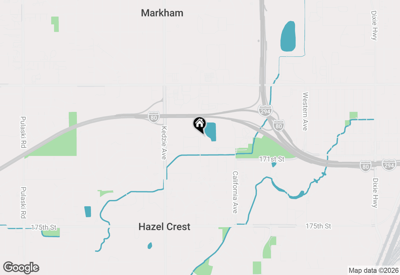 Map of 17004 Novak Drive #203, Hazel Crest, IL 60429