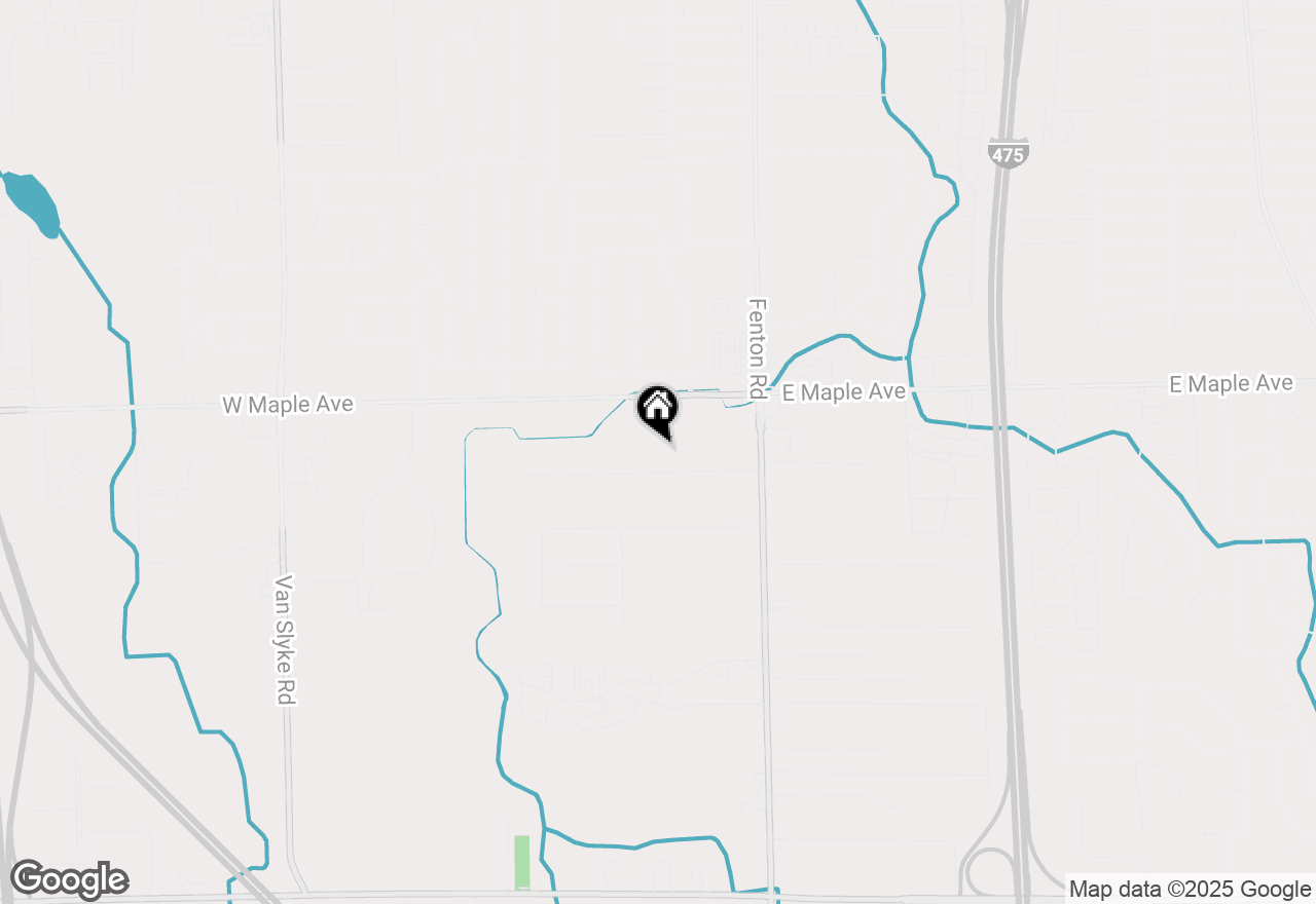 Map of 1118 W Rowland Street, Flint, MI 48507