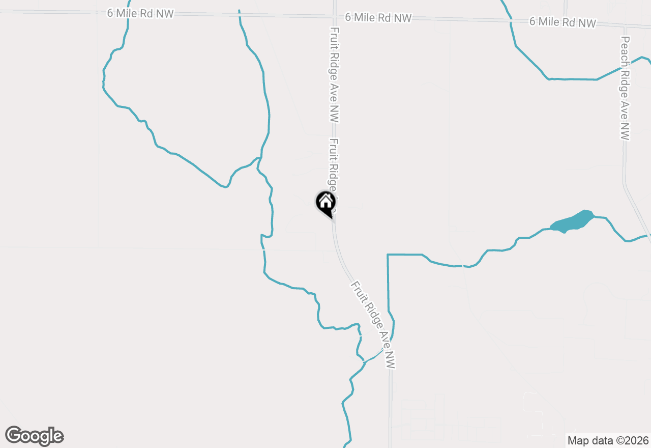 Map of 4481 Fruit Ridge Avenue Nw, Grand Rapids, MI 49544