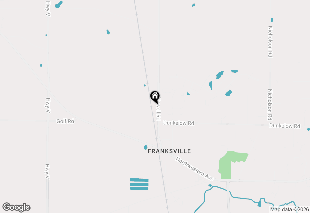 Map of 3616 Highway H, Franksville, WI 53126