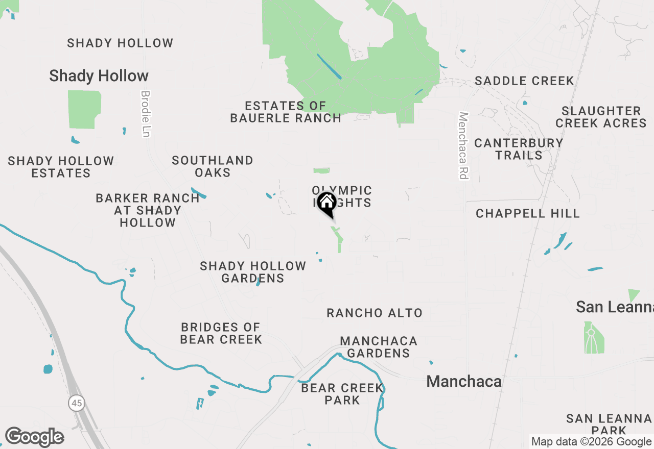 Map of 2609 Theresa Blanchard Ln, Austin, TX 78748