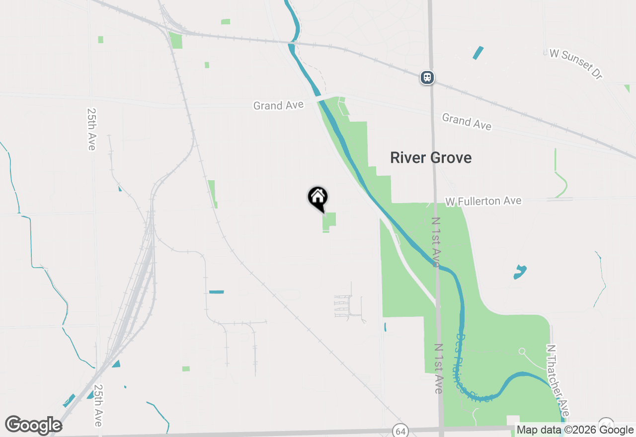 Map of 2332 N Leyden Avenue, River Grove, IL 60171