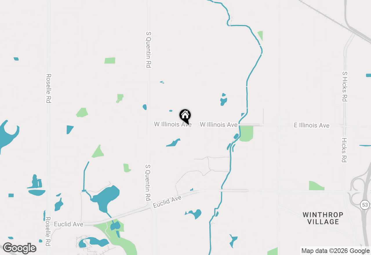 Map of 546 W Revere Lane, Palatine, IL 60067