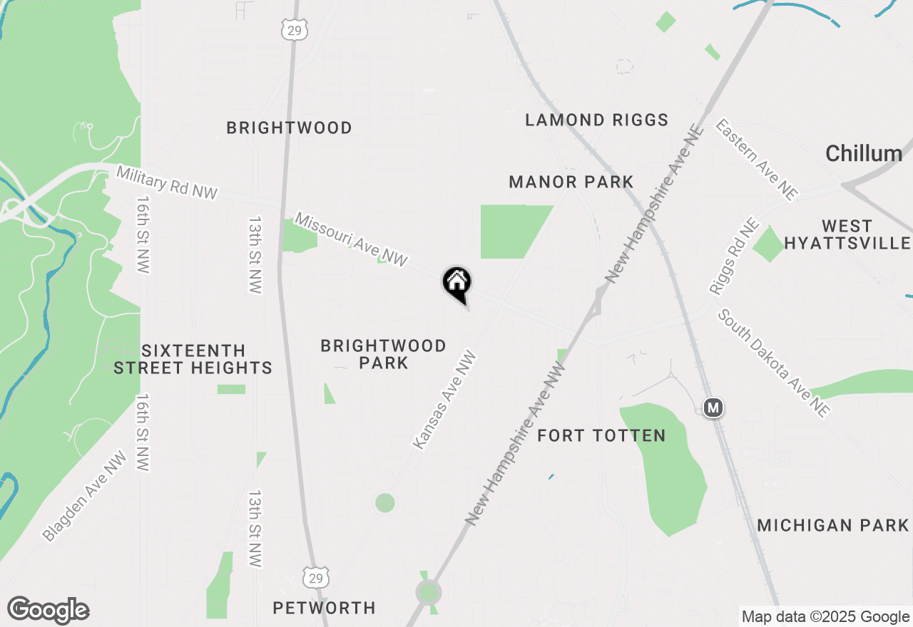 Map of 5425 4th Street Nw, Washington, DC 20011