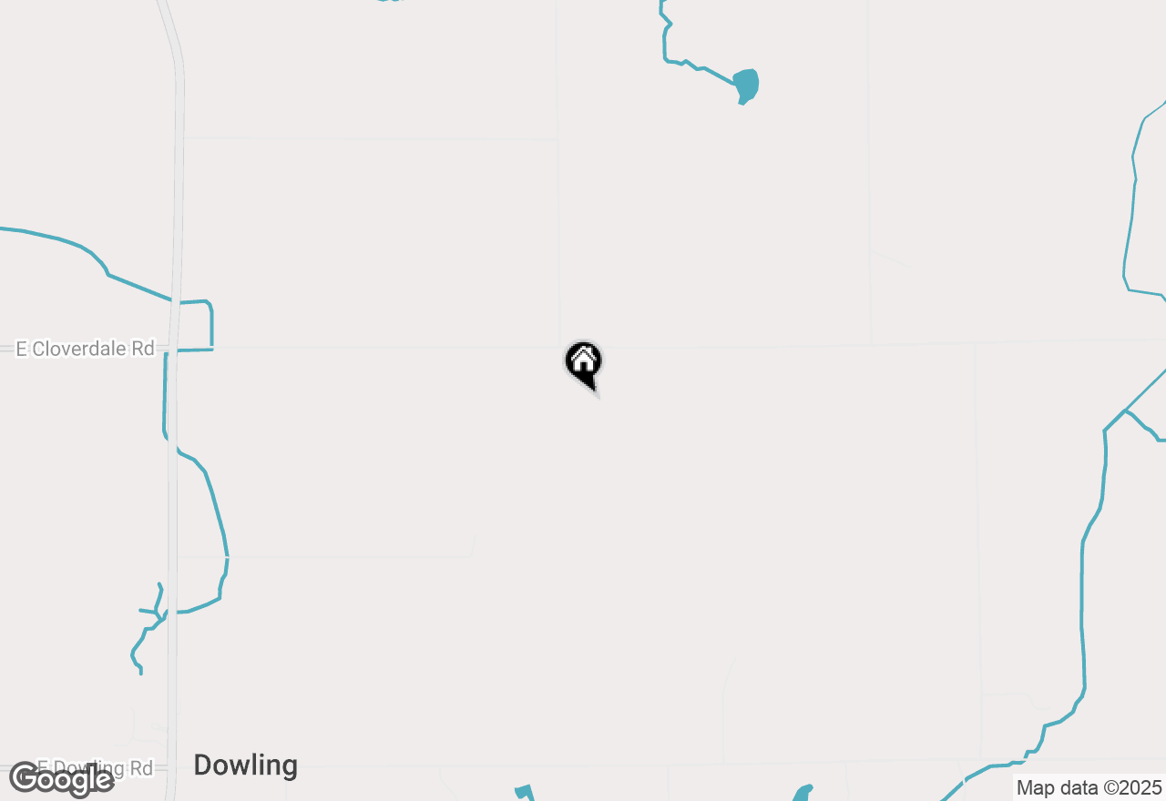 Map of 2880 E Cloverdale Road, Hastings, MI 49058