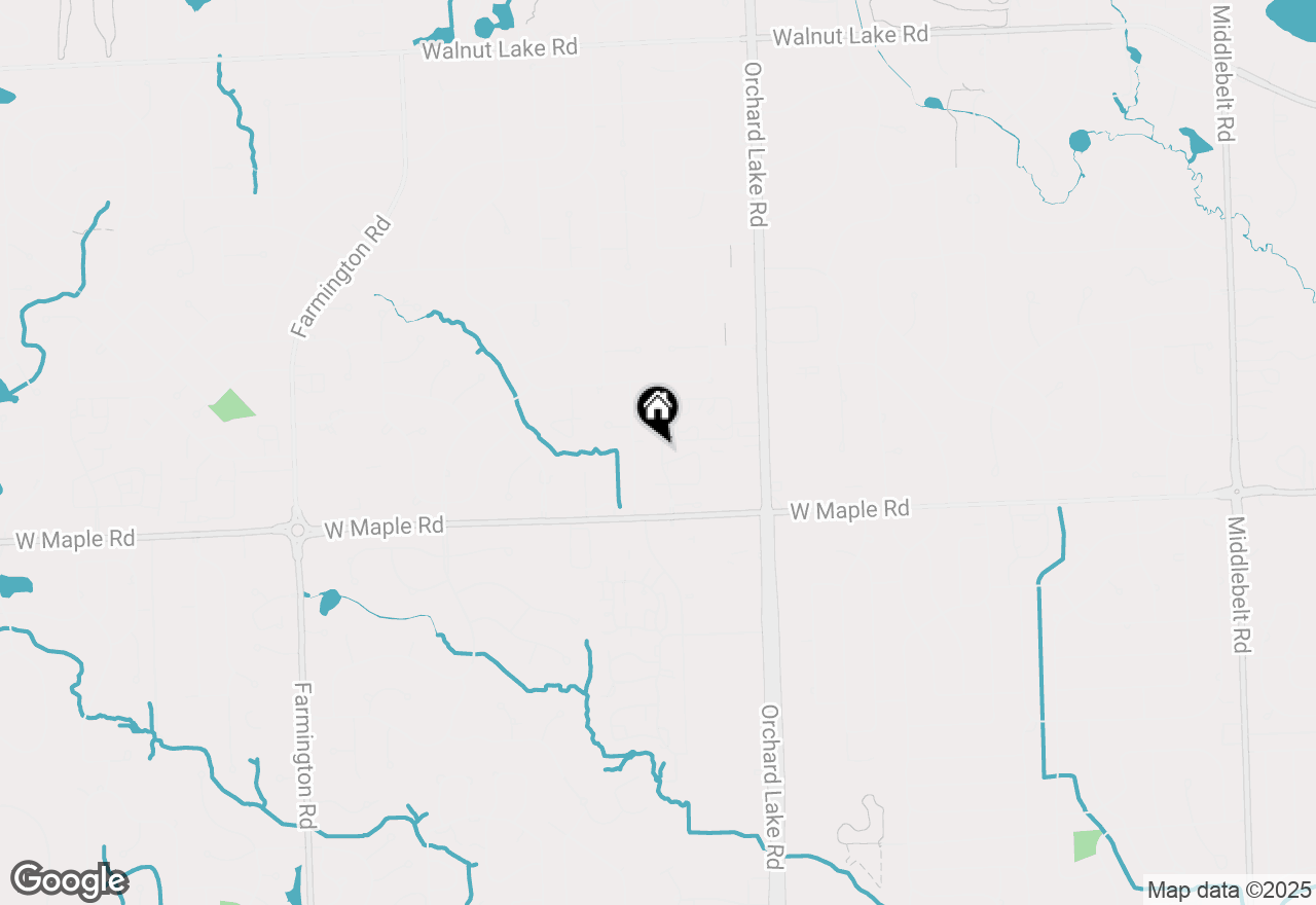 Map of 6342 Aspen Ridge Boulevard #18, West Bloomfield, MI 48322