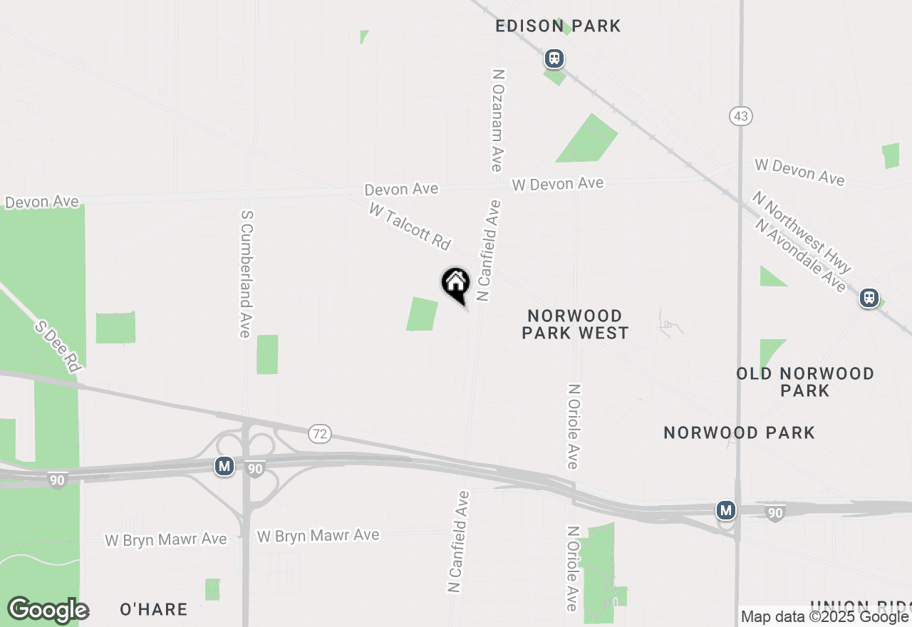 Map of 112 W Glenlake Avenue, Park Ridge, IL 60068