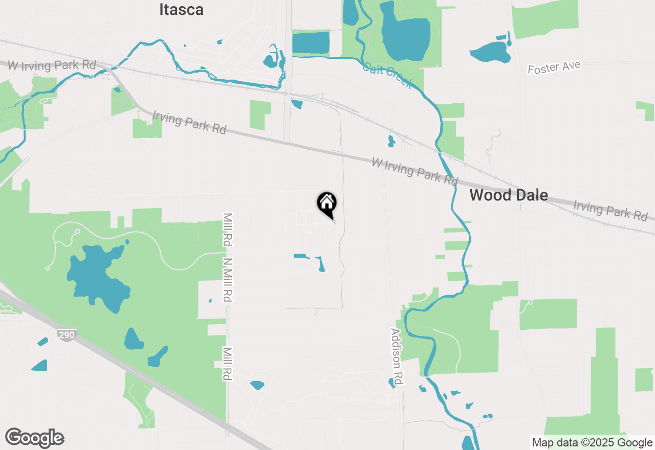 Map of 454 Duck Lane, Wood Dale, IL 60191