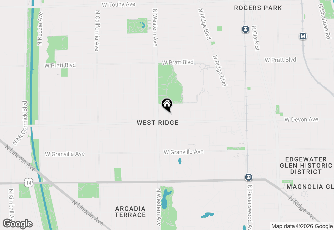 Map of 6429 N Claremont Avenue #2, Chicago, IL 60645