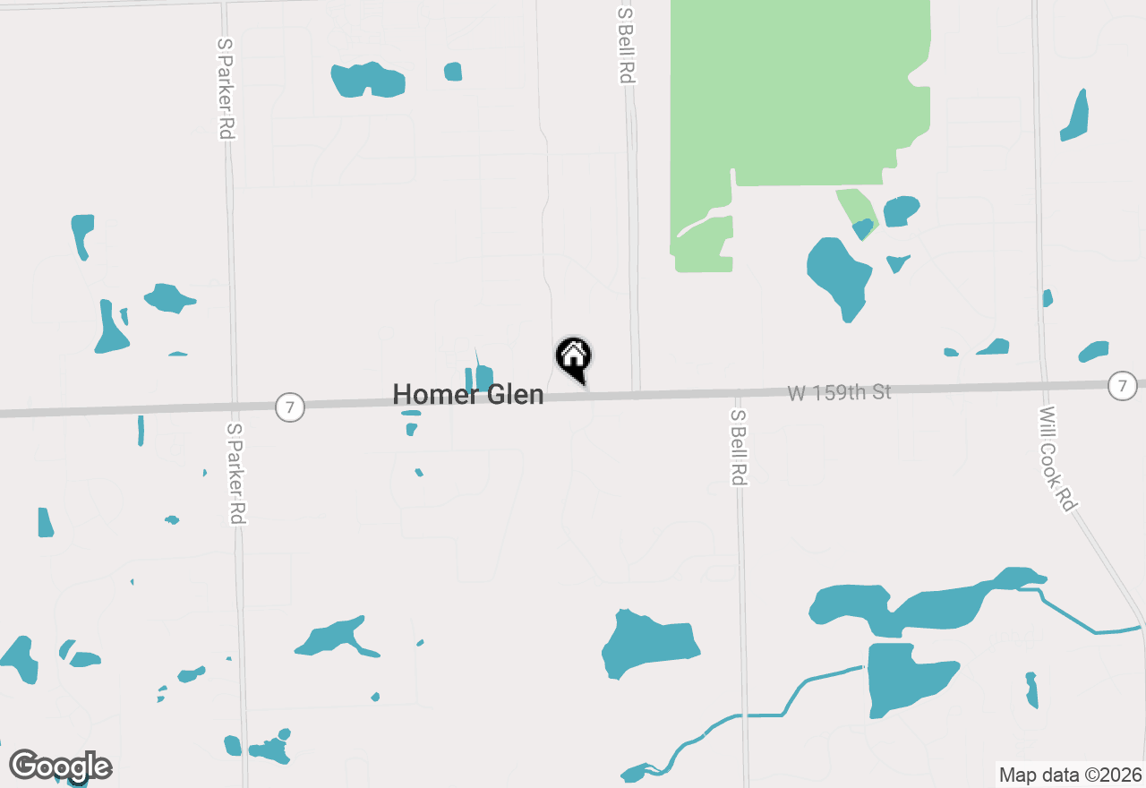 Map of 12928 W 159th Street #1C, Homer Glen, IL 60491