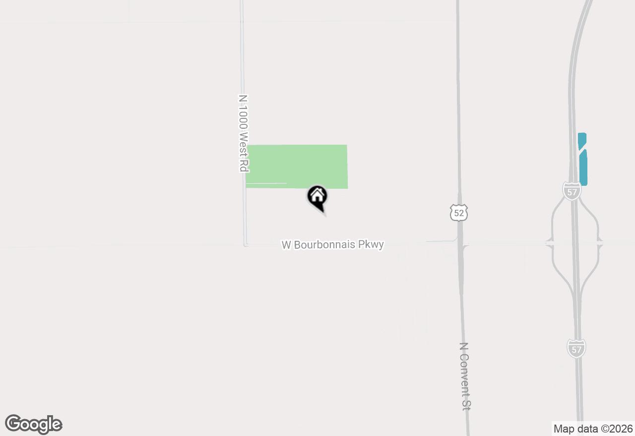 Map of 6126 Stone Pathway Drive, Bourbonnais, IL 60914