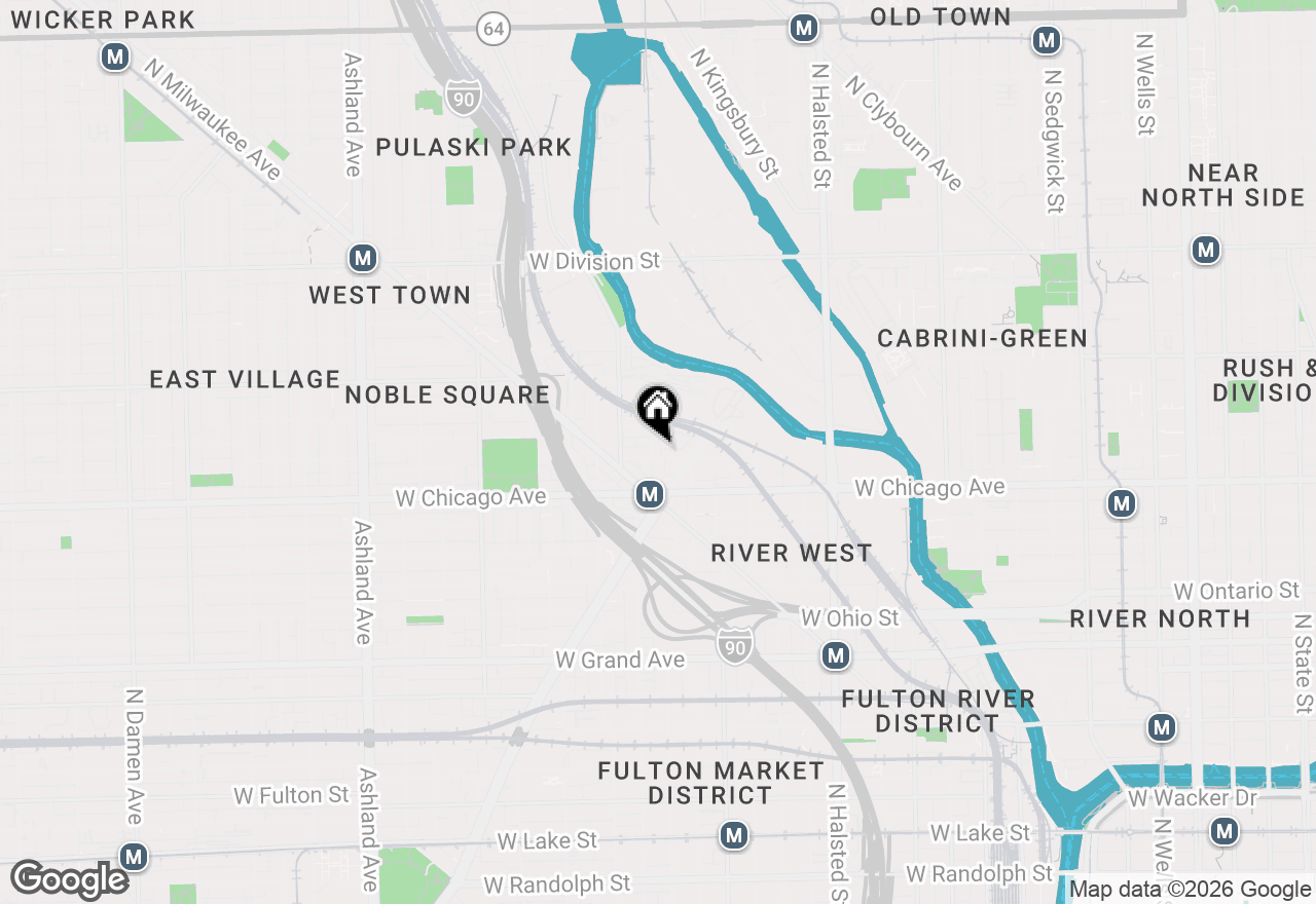 Map of 845 N May Street, Chicago, IL 60642