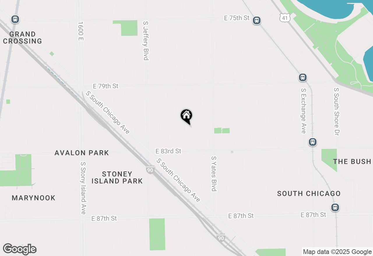 Map of 8136 S Luella Avenue, Chicago, IL 60617