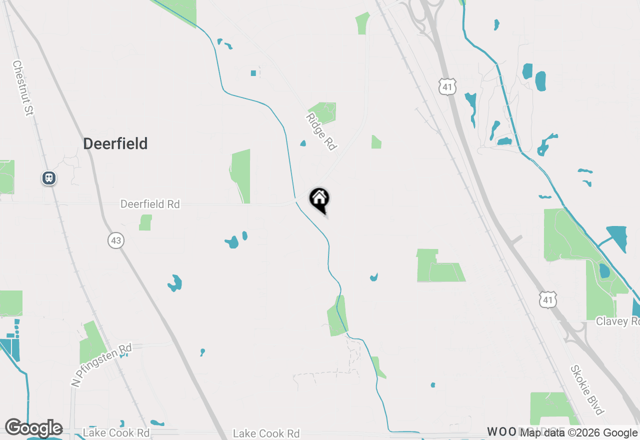 Map of 750 Carriage Way, Deerfield, IL 60015
