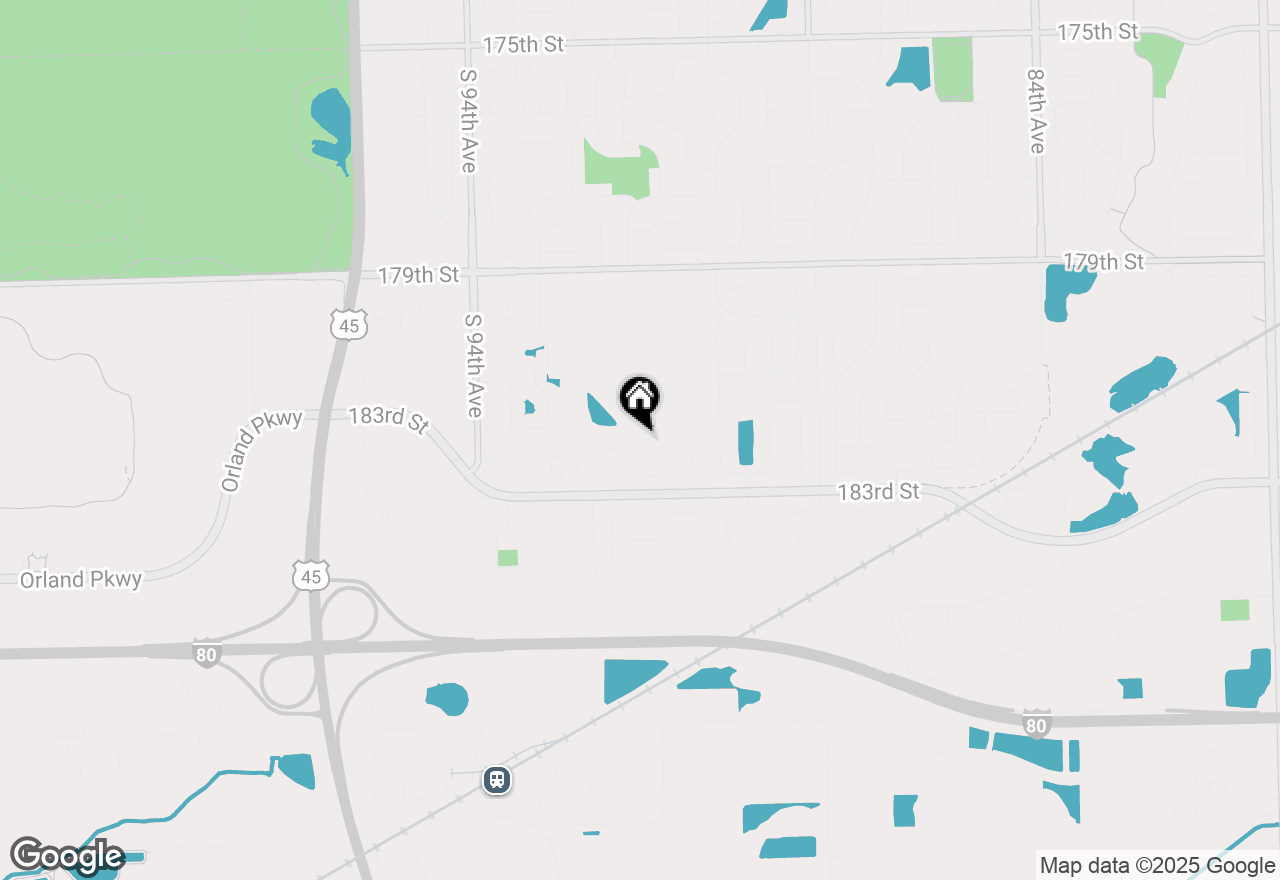 Map of 9058 Newcastle Court, Tinley Park, IL 60487