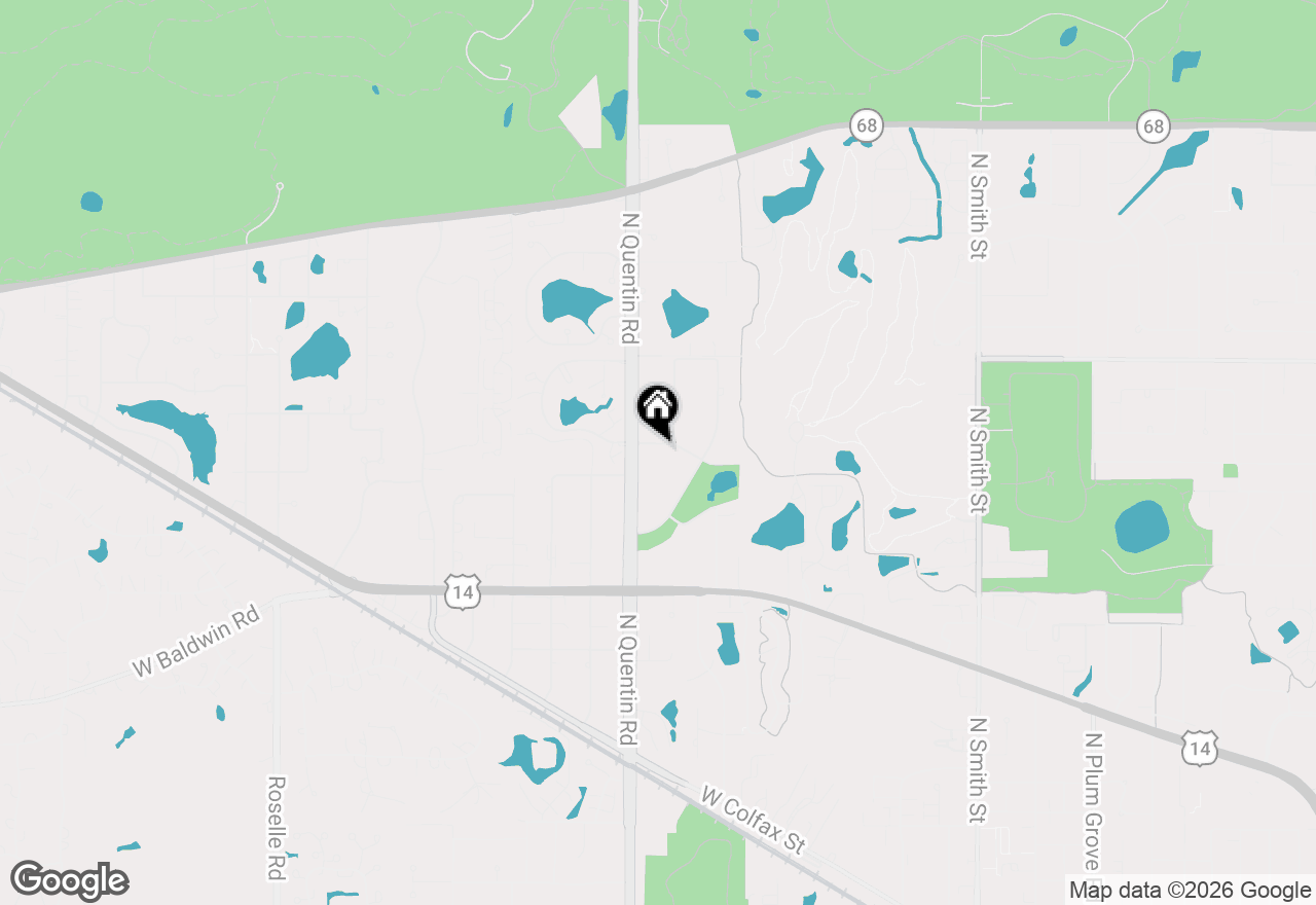 Map of 765 W Bayer Drive, Palatine, IL 60067
