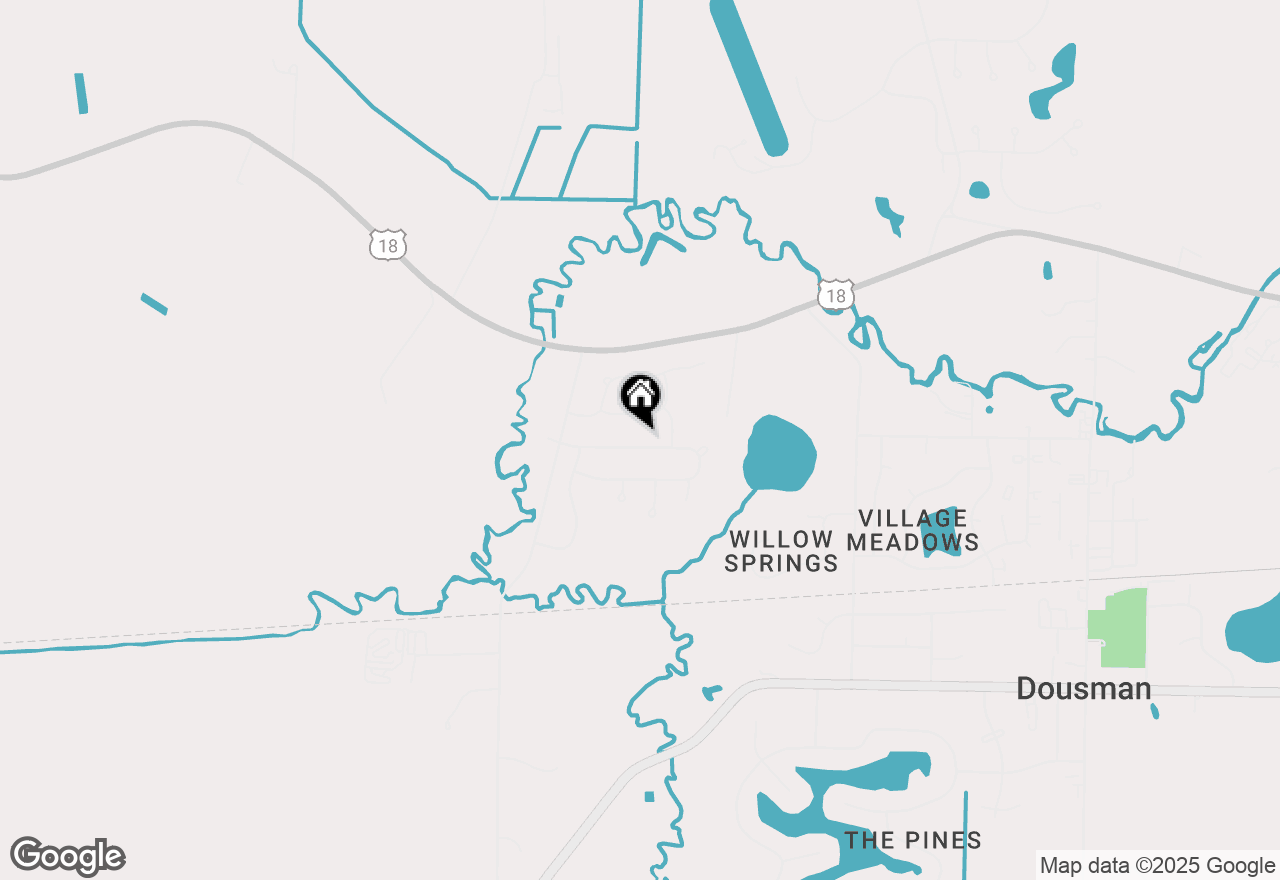 Map of 616 N Buth Rd, Dousman, WI 53118