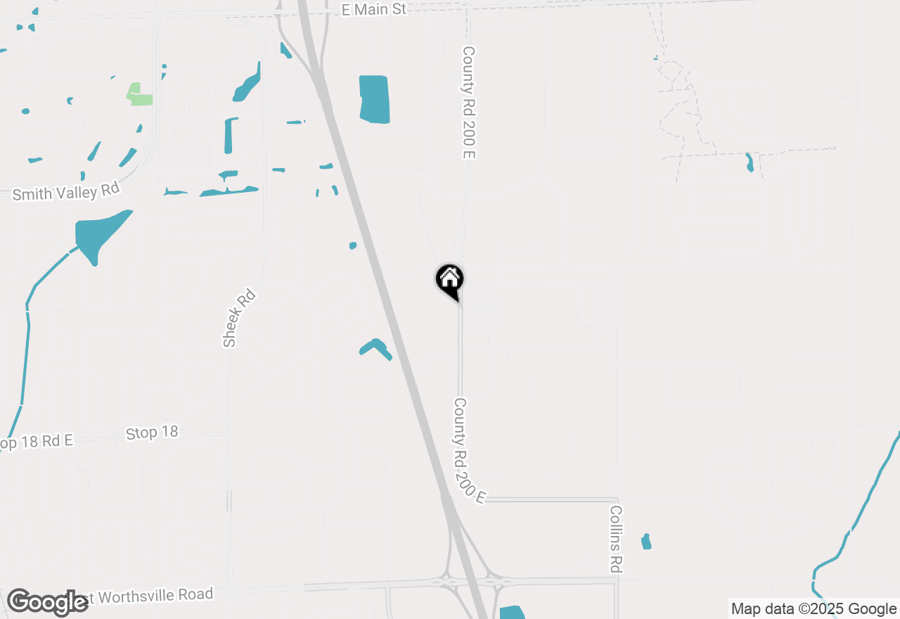 Map of 200 East Street, Greenwood, IN 46143