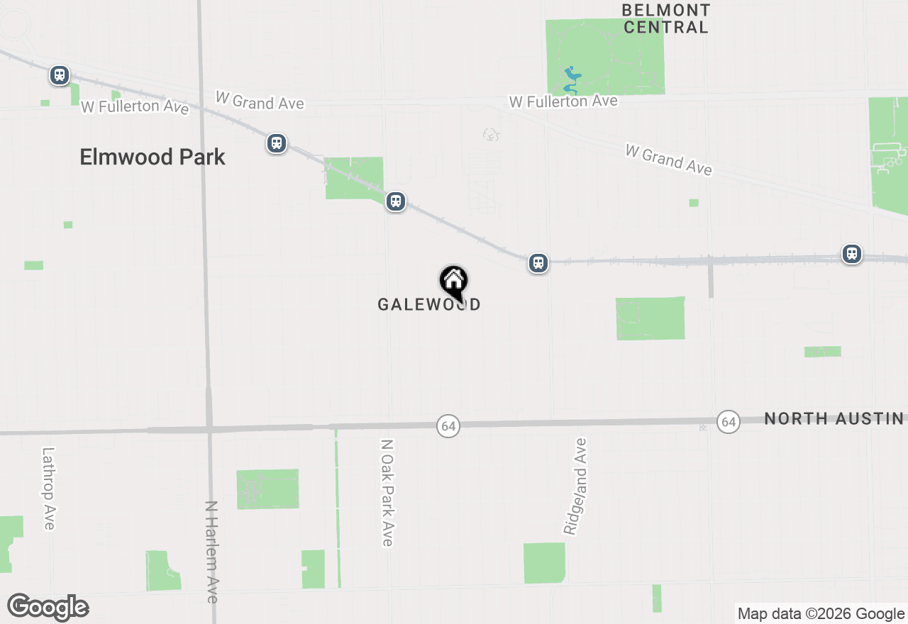 Map of 1851 N Natoma Avenue, Chicago, IL 60707