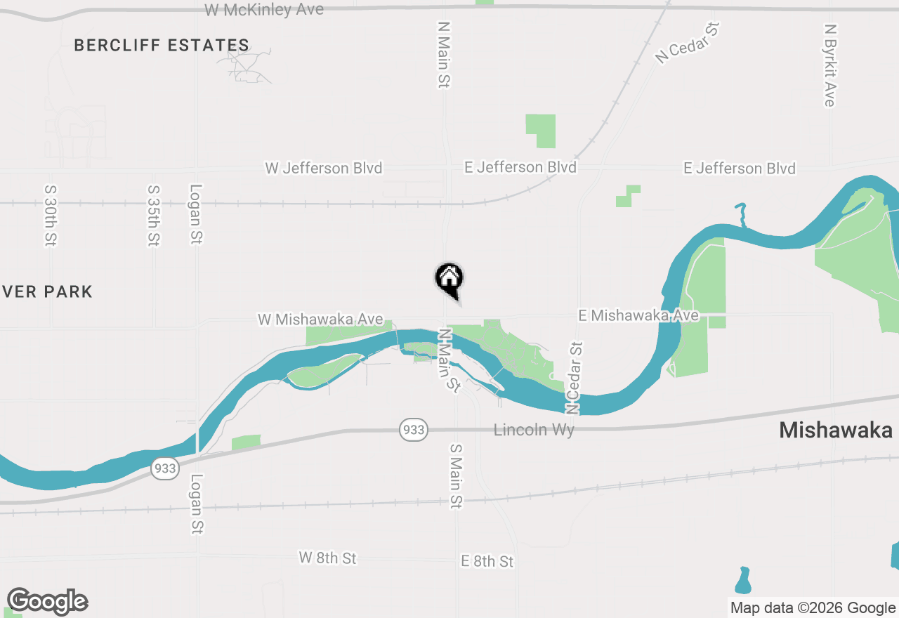 Map of 606-610 1/2 N Main Street, Mishawaka, IN 46545