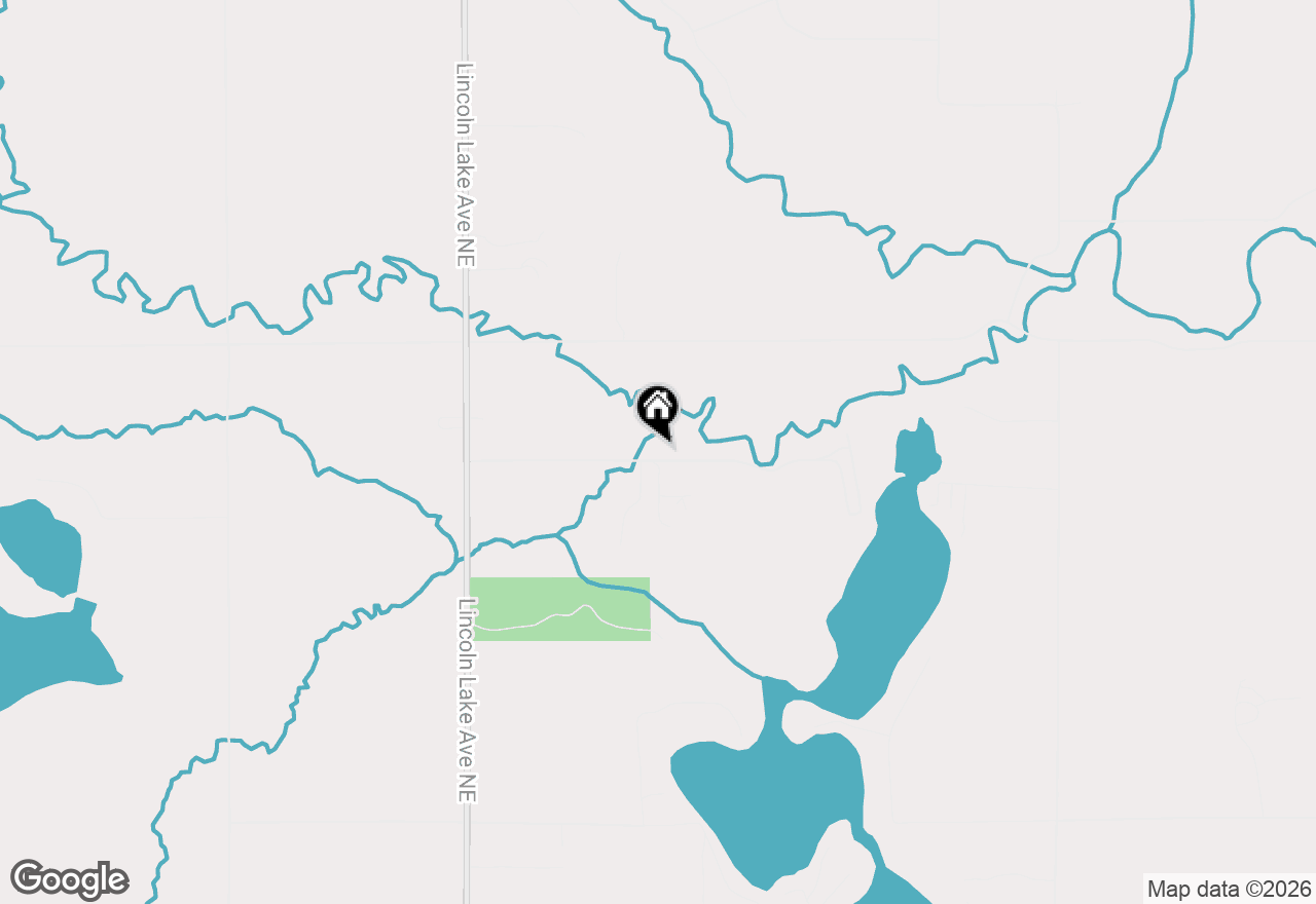 Map of 13131 Pinewood Street Ne, Gowen, MI 49326