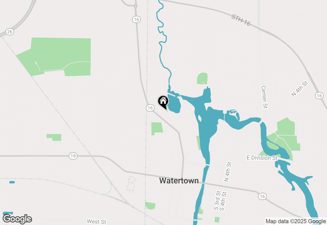 Map of 723 N Church St, Watertown, WI 53098
