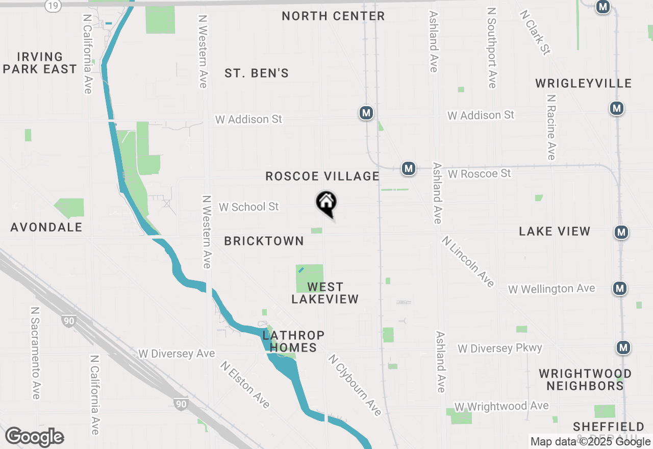 Map of 1955 W Melrose Street #2, Chicago, IL 60657