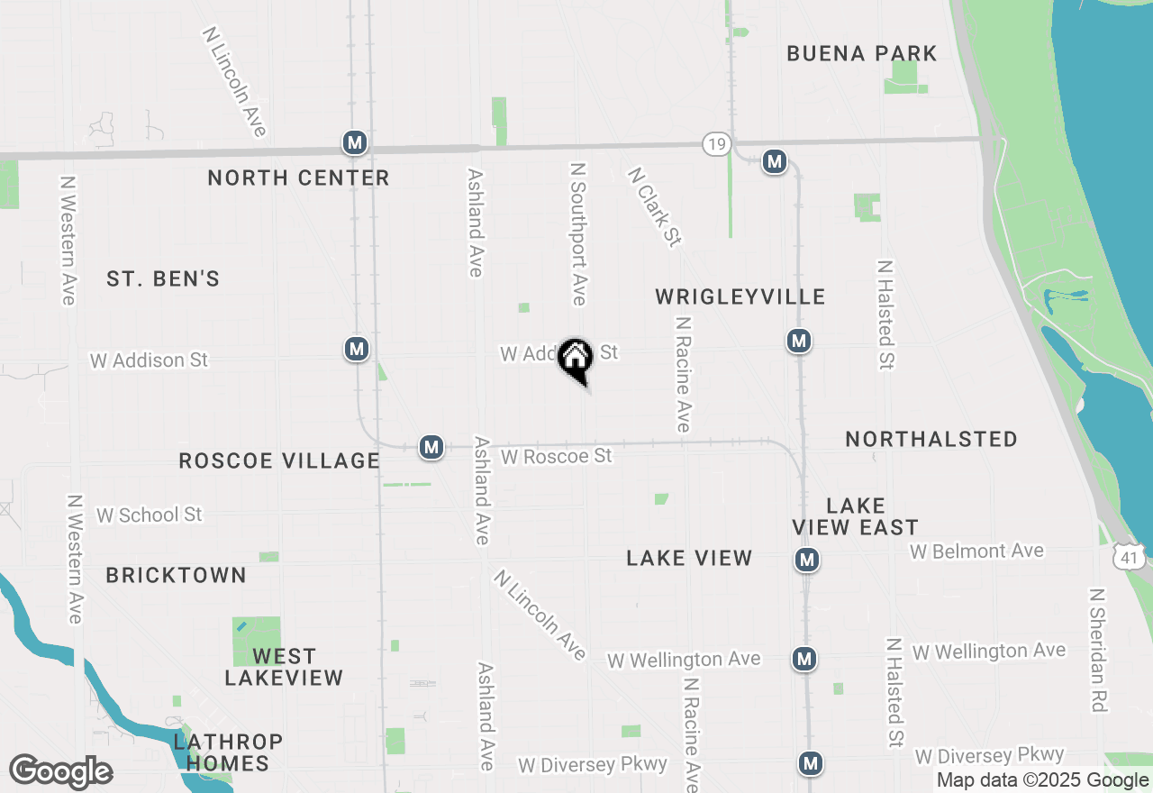 Map of 3506 N Southport Avenue #1N, Chicago, IL 60657