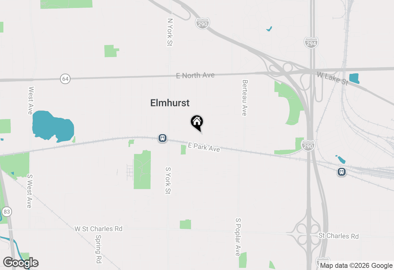 Map of 119 N Haven Road, Elmhurst, IL 60126