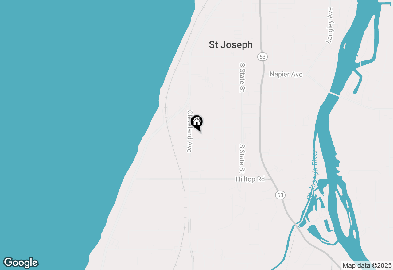 Map of 2816 Evergreen Drive, St. Joseph, MI 49085