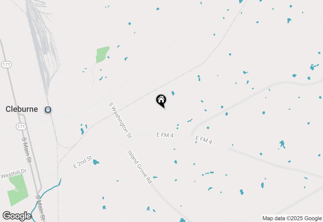 Map of 304 Pearl Street, Cleburne, TX 76031