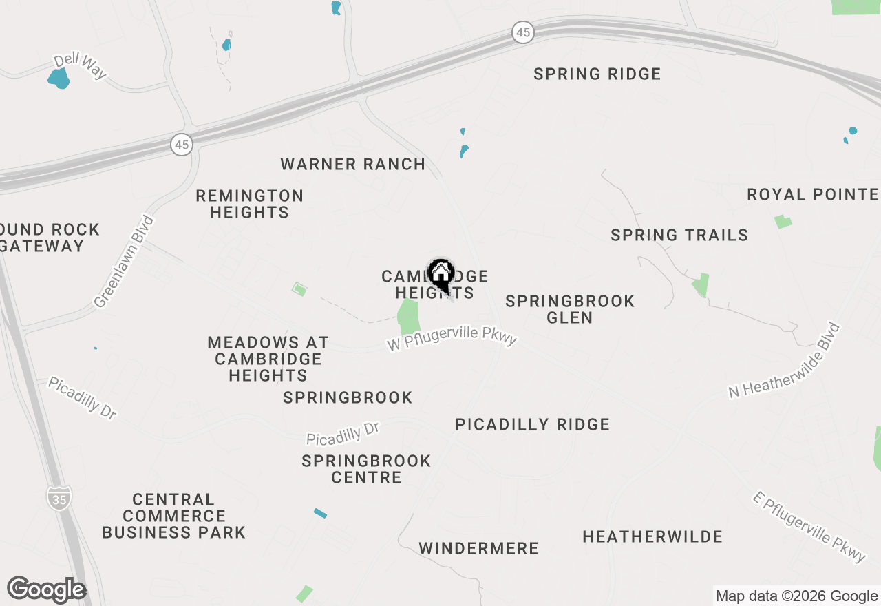 Map of 17607 Van Horn Ct, Round Rock, TX 78664