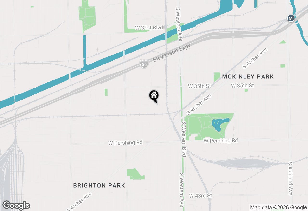Map of 3619 S Rockwell Street, Chicago, IL 60632