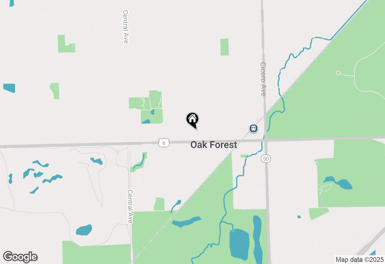 Map of 15850 Laramie Avenue #101, Oak Forest, IL 60452