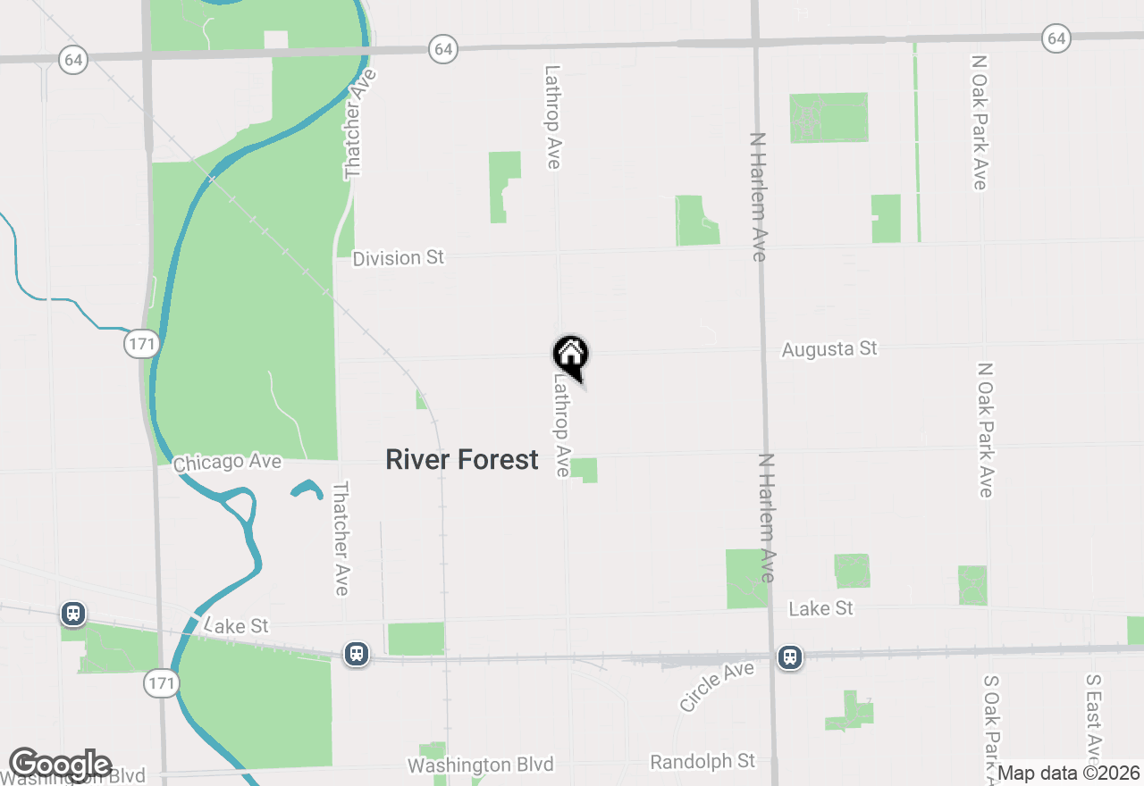 Map of 911 Lathrop Avenue, River Forest, IL 60305