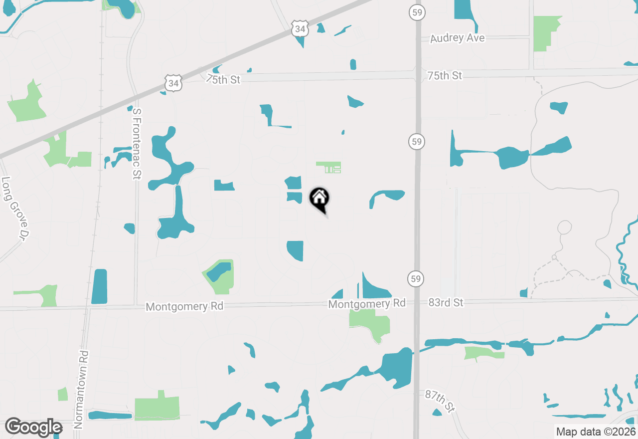 Map of 4499 Chelsea Manor Circle, Aurora, IL 60504