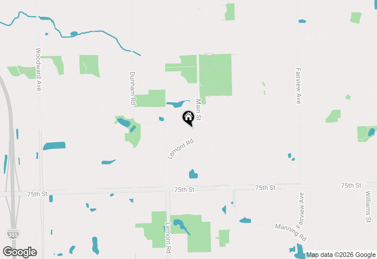 Map of 1029 Claremont Drive, Downers Grove, IL 60516