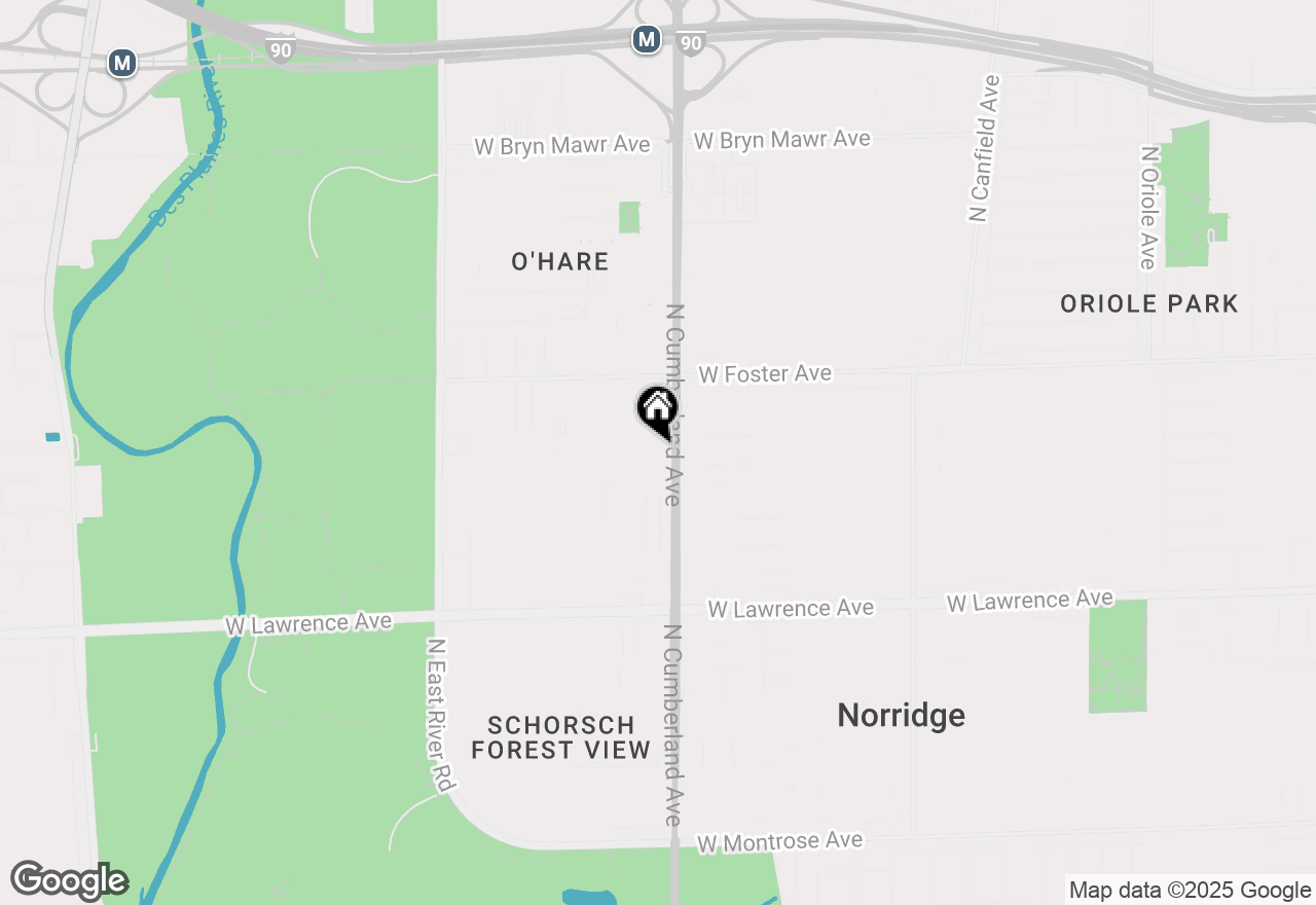 Map of 5050 N Cumberland Avenue #21V, Norridge, IL 60706