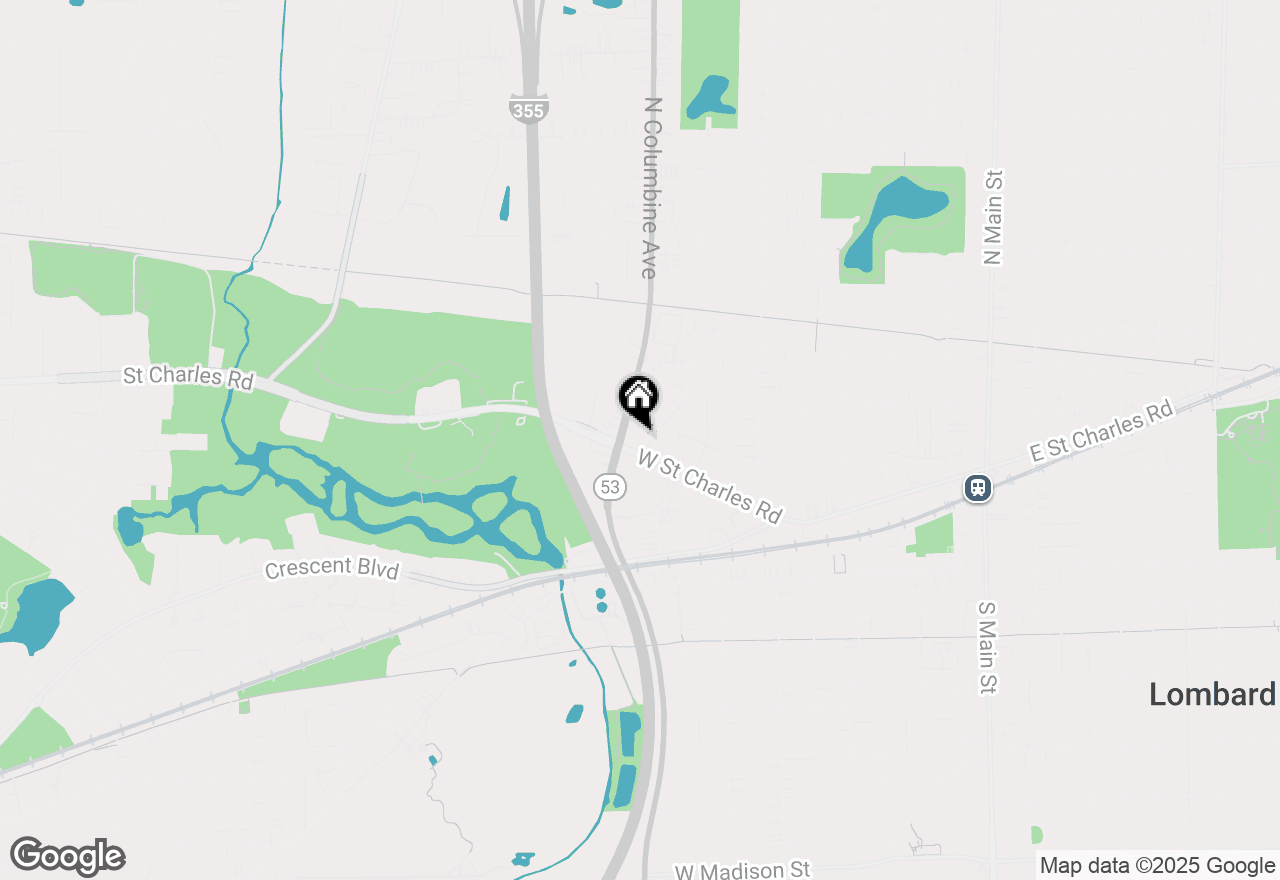 Map of 10 N Broadview Avenue, Lombard, IL 60148