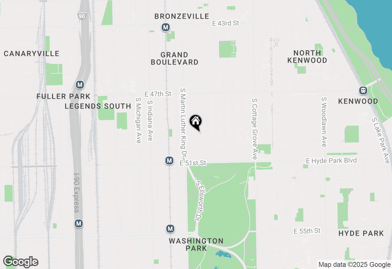 Map of 4921 S Washington Park Court, Chicago, IL 60615